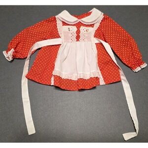 Vintage Girls Faux Apron Dress. Vintage Jcpenny